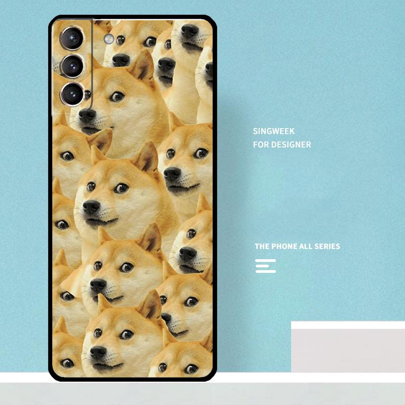 

Doge Meme Kabosu Case For Samsung Galaxy S25 Ultra S25 FE S20 S21 S22 S23 Plus S9 S10 S24 Ultra Phone Cover Galaxy S22 Plus