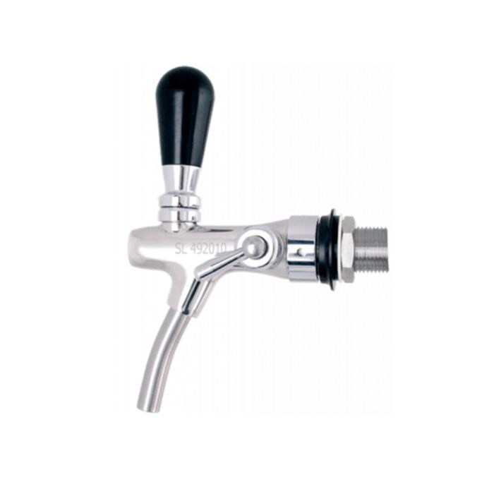 Robinet compensateur de bière - ICH-ZAPFE.DE - Acier inoxydable - Touche mousse - 35mm
