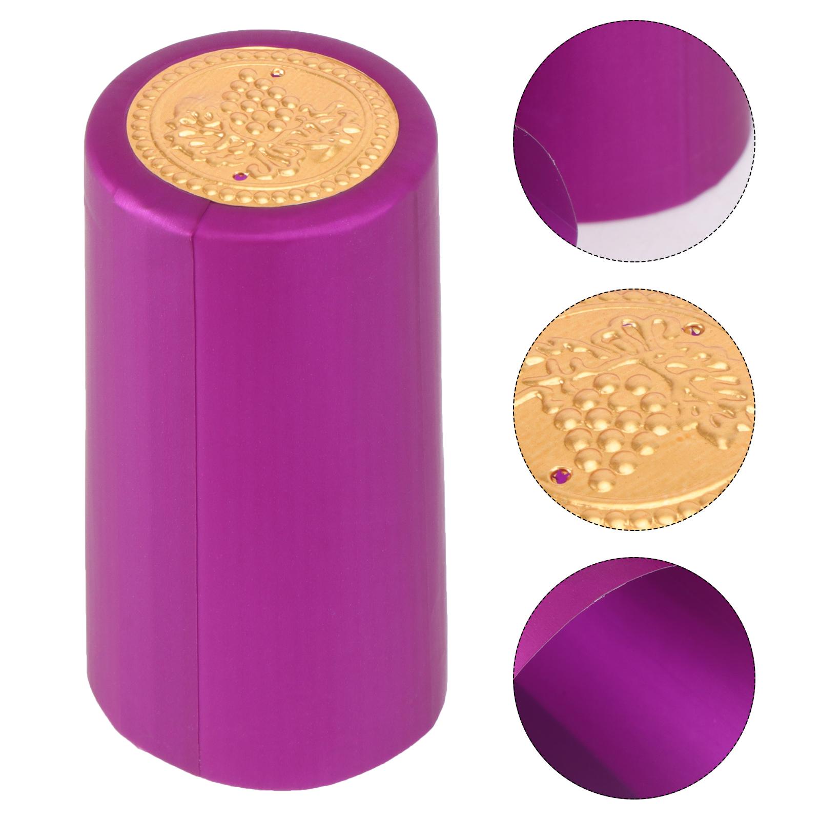 

100 шт. красная бутылка термоусадочная крышка самодельная пленка уплотнительная крышка герметизация верхняя часть