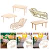 Hamster Hideout and Exploration Tunnel Play Wooden Platform Lightweight Exploring Toy for
