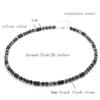 Noter Men Necklace Stainless Steel Buckle Natural Lava Turquoises Onyx Healing Collar Outdoor Cool Riding Neck Accessories Homme