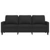 Vidaxl Sofa 3-Osobowa, Czarna, 180 Cm, Tapicerowana Tkaniną