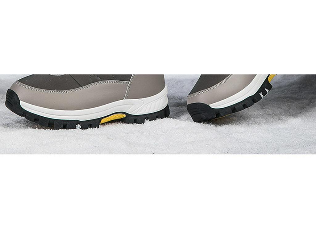 Women's Plus Size Non-Slip Thickened Snow Boots with Front Zipper