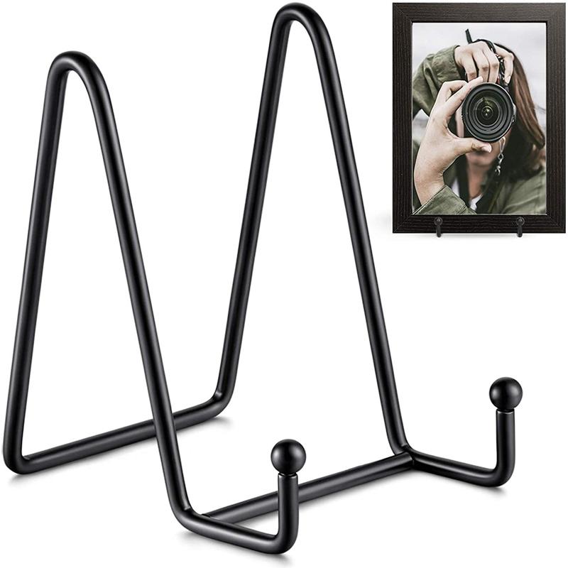 

Iron Art Magazine Display Stands Dish Rack Plate Bowl Picture Frame Photo Book Pedestal Holders Storage Ornaments Home Decor
