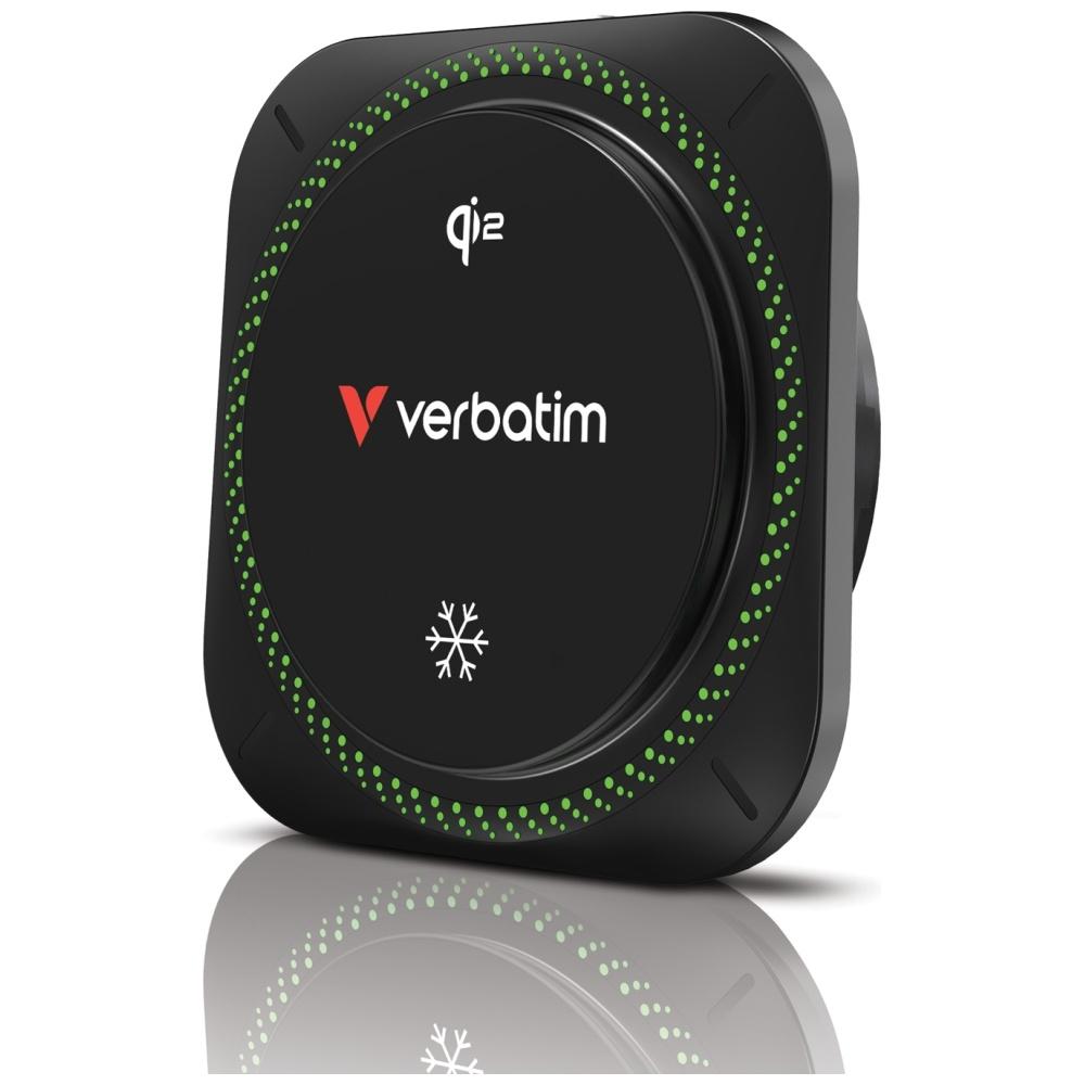 Verbatim Ładowarka Samochodowa N Drive   Qi2 15W Rgb Cnd-01 Czarny/Black 31860