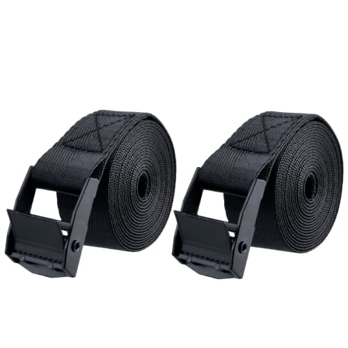 JEELAD Cargo Tie-Down Straps, 25mm Wide, for Packaging, Securing Cargo, Moving, Loading, Cars, Motorcycles, and More - Earthquake Preparedness