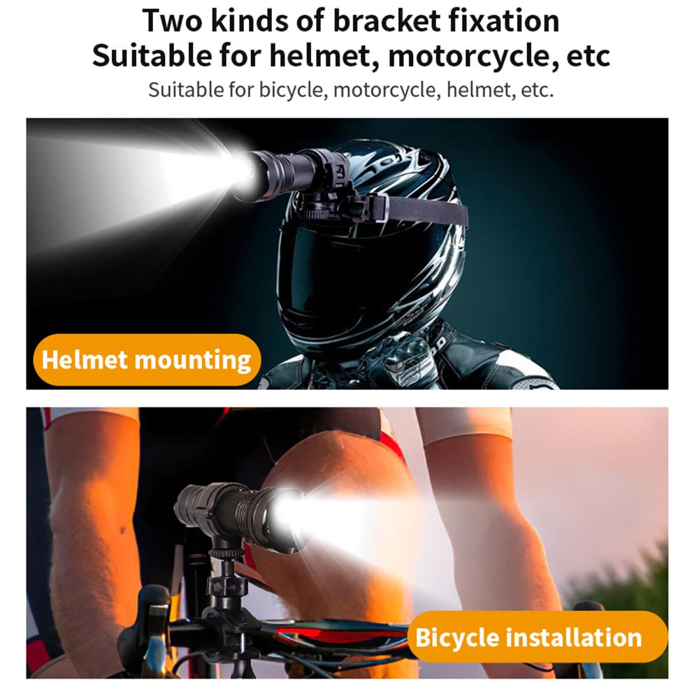 1080P Sports Camera Motorcycle Helmet Camera Bike Camera with Flashlight 5 Light Modes 120 degrees  Wide Angle Lens