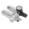  Filter Pressure Regulator 1/4 Inch Aluminum Alloy PC and Plastic Compressed  Filter