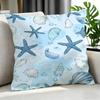 Art LLight blue ocean rippled Cushion Cover Cushion Cover Set Pcs x x x Pillowcase Decorative Sofa Home Decor