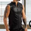 Men Summer Vest Casual Sleeveless Slim Fit Zipper Closure Cardigan Match Pants Solid Color Plus Size Stand Collar Men Party Gilet Men Garment