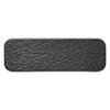 Black and white solid color rock grain rectangular plate ceramic long plate Sashimi plate inventory heart sushi utensils