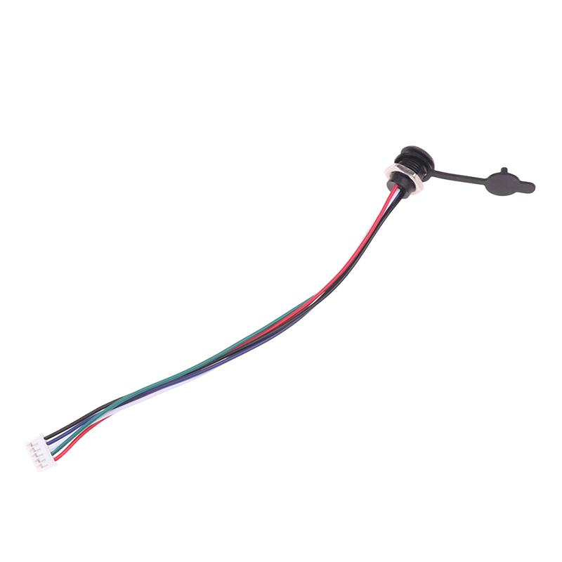 USB-C 2/4/5pinový vysokonapěťový nabíjecí konektor s Ph2.0 matice a zacvakávací destičkou, USB Type-C samice, vodotěsný konektor samice