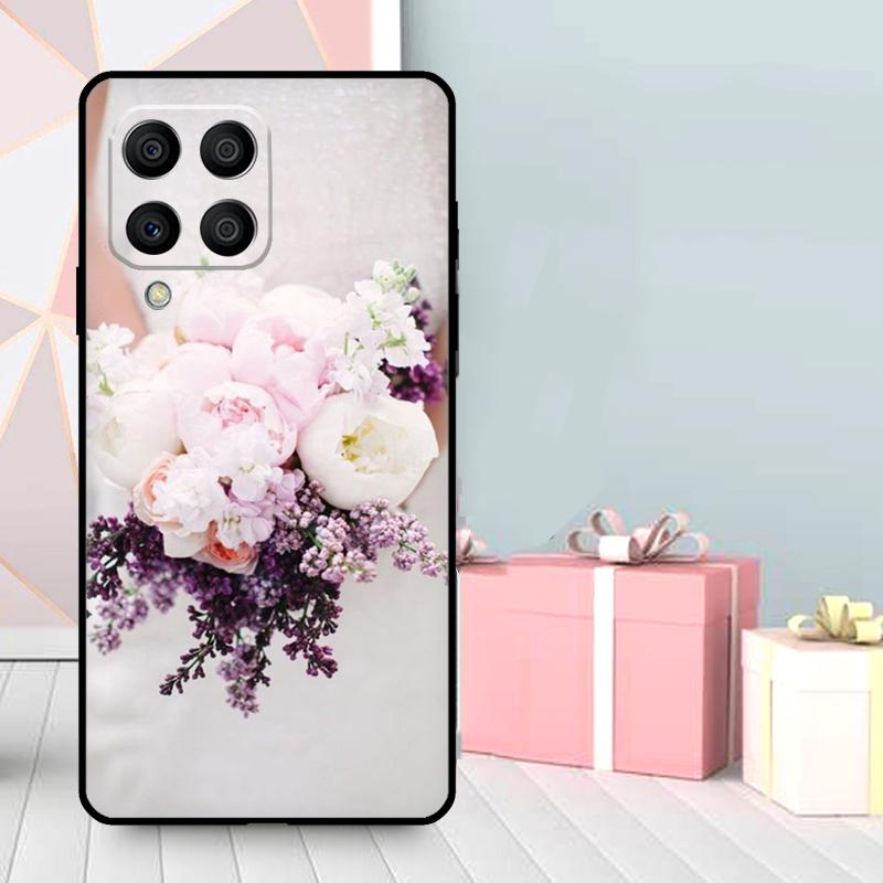 

Lavender Peonies Flower Case For Samsung Galaxy M06 M11 M31 M14 M34 M54 M12 M32 M52 M15 M13 M16 M36 M56 M53 M35 M55 Samsung M54