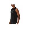 Asics Bequeme Einfache Hautfreundliche Ärmellose Weste Hohe Leistung Herren Tops Schwarz 2091A743-001