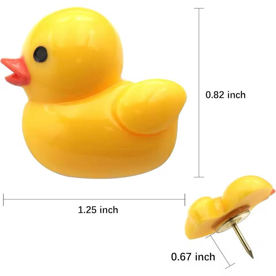 Kreative DIY Gelbe Enten-Stecknadeln für Fotowand & Pinnwand Dekoration