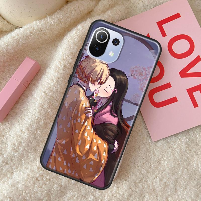 

Demon Slayer Нэдзуко и Зеницу Задняя крышка для POCO X4 Pro F1 F2 F3 X3 GT M3 M4 X3 Pro Чехол для Xiaomi 11T 12 Pro 11 Lite POCO M4 Pro 5G