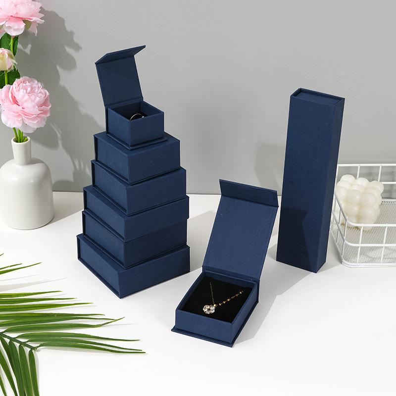 

Magnetic Flip Cover Jewelry Box for Earrings, Rings, and Necklaces