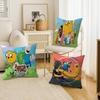 Cartoon A-Adventure T-Time Cushion Cover Inches Farmhouse Decor Home Throw Pillow Covers For Couch Decorations