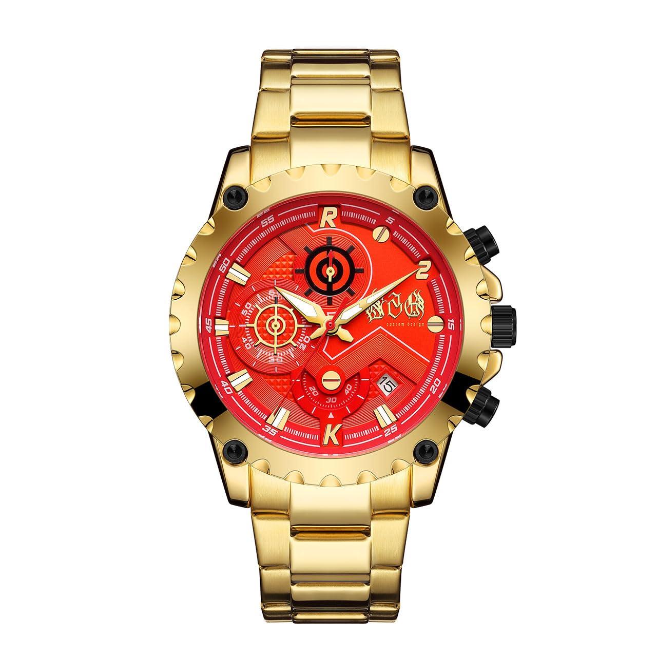 

Часы OMECO R2K Special Collaboration Quartz Waterproof для ежедневного использования, фирменный интернет-магазин, уличный повседневный рабочий подарок, подарок × Мужская золотой