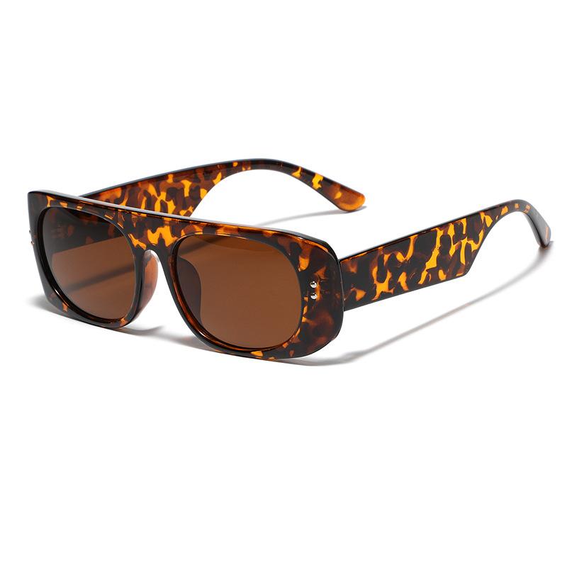 Glasses Large Square Sunglasses Men'S Futuristic Style Personalized Sunglasses Women