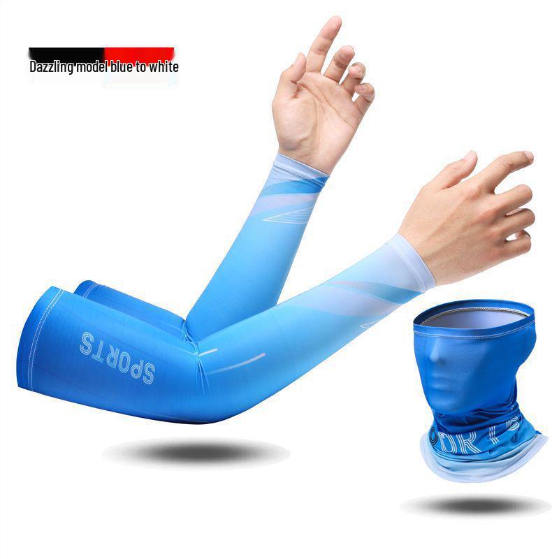 Ice Silk Sun Protection Sleeves for Men & Women - Summer Outdoor Sports Arm Coverage