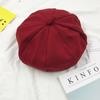 Autumn and winter three-dimensional beret women's versatile pumpkin hat British painter hat literary retro bud hat