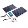 Compact 200W 12V Solar Panel Battery Charger for RV Boat Car Applications