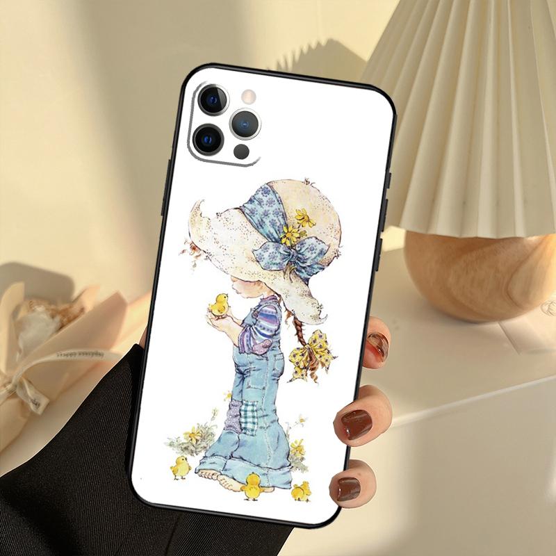Sarah Kay Girl Phone Case For iPhone 15 14 13 12 11 16 17 Pro Max 13 mini 15 16 Plus 16e 17 Air Cover Funda