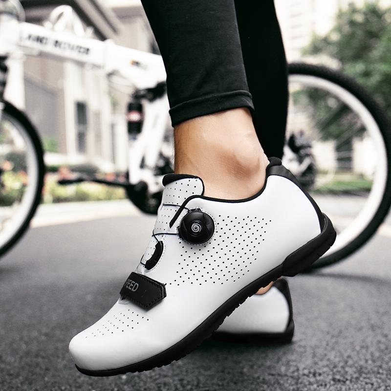 Unisex Fashion Outdoor Cycling Shoes, Lightweight Leisure Sneakers for Men and Women, Breathable Walking Footwear