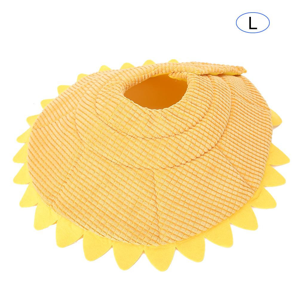 Collier pour animal de compagnie   Housse en peluche tournesol avec crochet etamp;  pour Chien Chat Chiot(S )