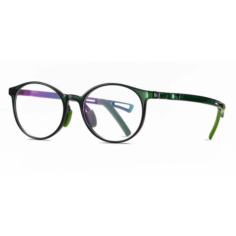 Kids Anti-blue Light Glasses Children Boys Girls Transparent Round Phone Computer Glasses Optical Eyeglasses Frames Clear Lens