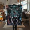 Chainsaw Man posterPrint Flannel Blanket, High quality Comfortable for All Seasons, Home Decor, Warmth and Comfort