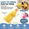 Dog Squeaky Plush Toy Long Strip Mop Fleece Animal Shape Teething Chew Molar Interactive Stress Relief Pet Toy For Dogs