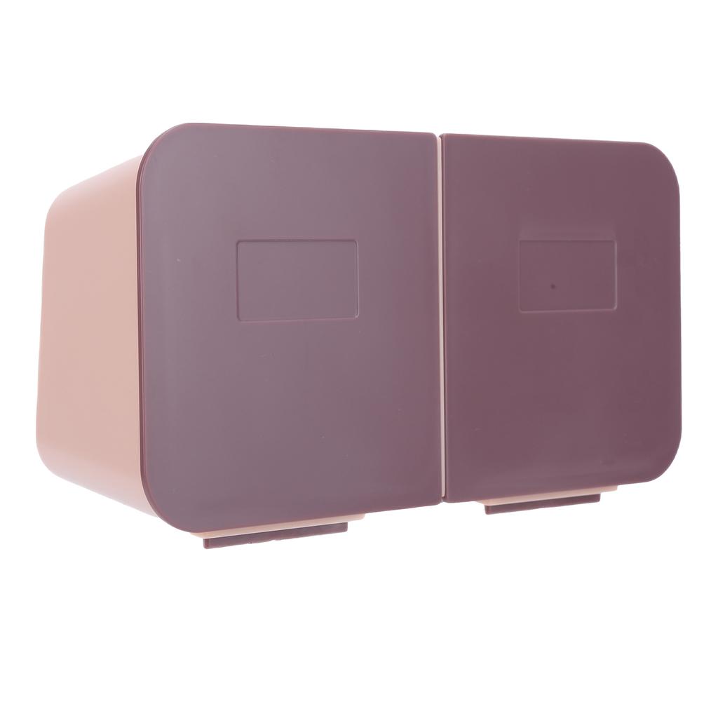 Makeup Box Wall Mounted Cover Removable Washable Cotton Pad for Bathroom