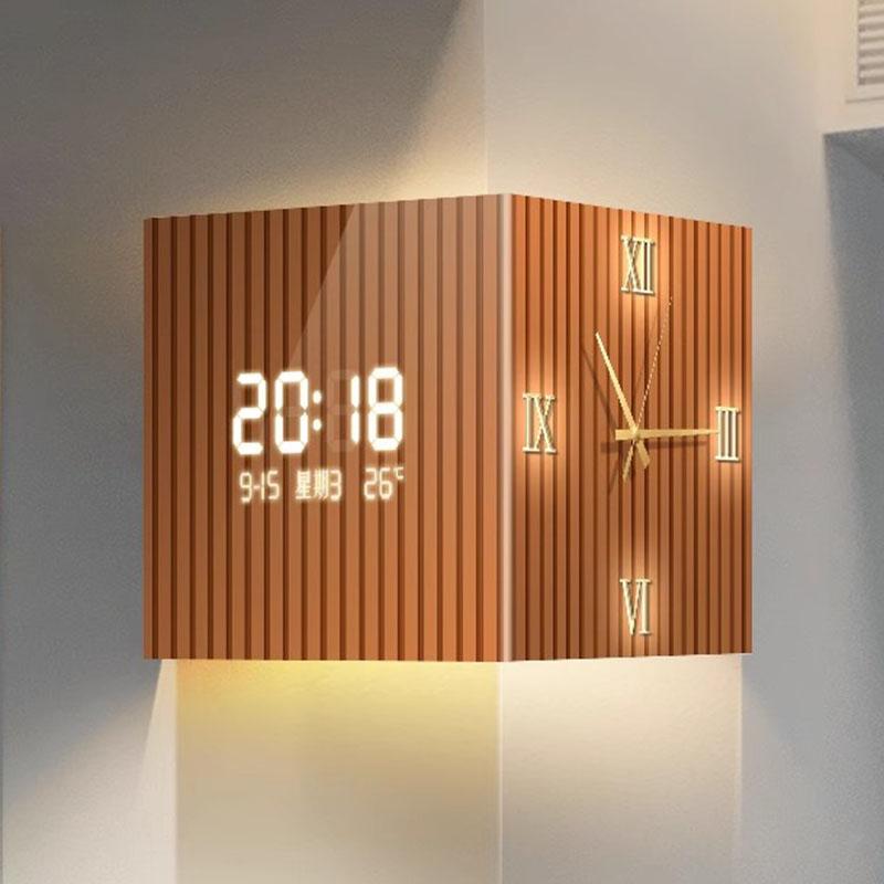Modern Wall Clock Decorative Led Digital Clock Large Temperature Clocks Office Interior Calendar Clocks Aesthetic Room Decor