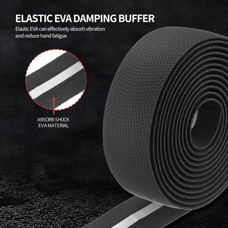 Road bike handlebar tape, bicycle silicone strap, curved handlebar wrap, anti-slip shock-absorbing grip tape, cycling equipment