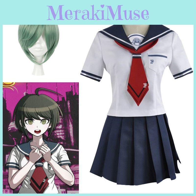 Danganronpa Naegi Komaru Stylish And Comfortable Costume Uniform Skirt Set With Socks For Anime Fans