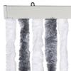 Insect Protection Curtain Grey and White 90 X 200 Cm Chenille