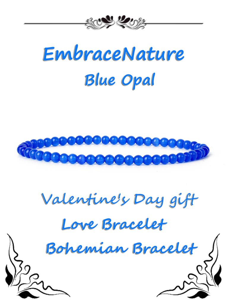 4mm Egg Jasper, Sodalite, Moss Agate Healing Bead Bracelet – Vitality, Calm, Mysticism & Growth | Natural Crystal Energy Jewelry