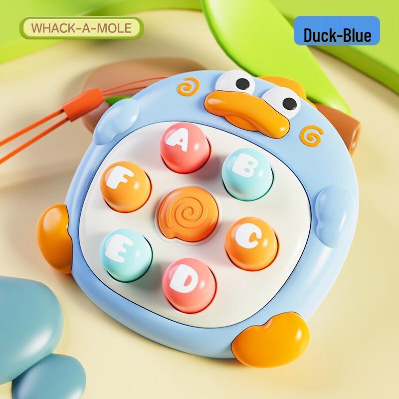 Fumaiide Синяя Утка Pop-It Игрушка-антистресс с ремешком