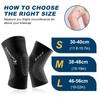 1 Pair Sport Knee Support Brace  Best No-Slip Knee Braces for Knee Pain Women , Men,Compression Knee Sleeves for Running Sports