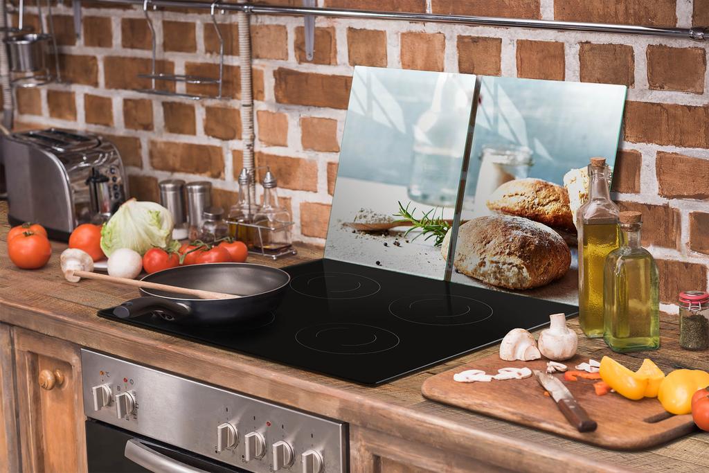 SZKLANA PŁYTA OCHRONNA NA KUCHENKĘ 70x52 CHLEB