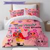 Colorful Fantasy Collage Custom Name Pattern Bedding Quilt Set Quilt Cover Pillowcase Home Birthday Gift(1 * Duvet Cover + 2 * Pillowcase, Without Cor