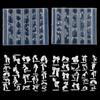 Bowknot Silicone Nail Art Molds 3D Multiple Ribbon Lace Bows Mould for Beauty Salon DIY Professional Nail Decoration