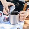 Pure Titanium Mug - Outdoor Camping Water Cup with Tea Strainer, Double-Layer Heat-Resistant Cup