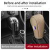 Car Checkered Non-slip and Durable Leather Gear Shift Protector For Lada Sport Kalina Granta Vesta Niva Largus Vaz Samara 2110