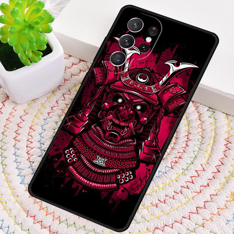Samurai Demon TPU Phone Case For Samsung Galaxy Note 10 Pro S26 S25 S24 S23 S22 Ultra Plus S21 FE S20 Shockproof Cover