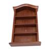 Dollhouse Bookshelf 1:12 Scale Decoration Accessories 4 Floors Miniature Dollhouse Bookshelf for