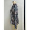 Women V Neck Boho Paisley Print Long Sleeve Blouse Multi Color Ethnic Loose Fit Summer Vacation Casual Top