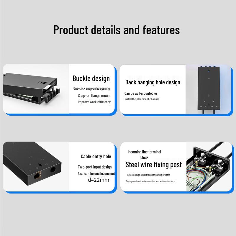 SPUE 4-Port Fiber Optic Terminal Box